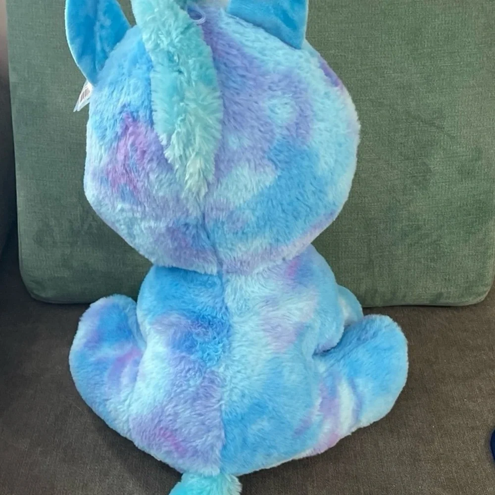 Blue and Purple Plush Unicorn Toy